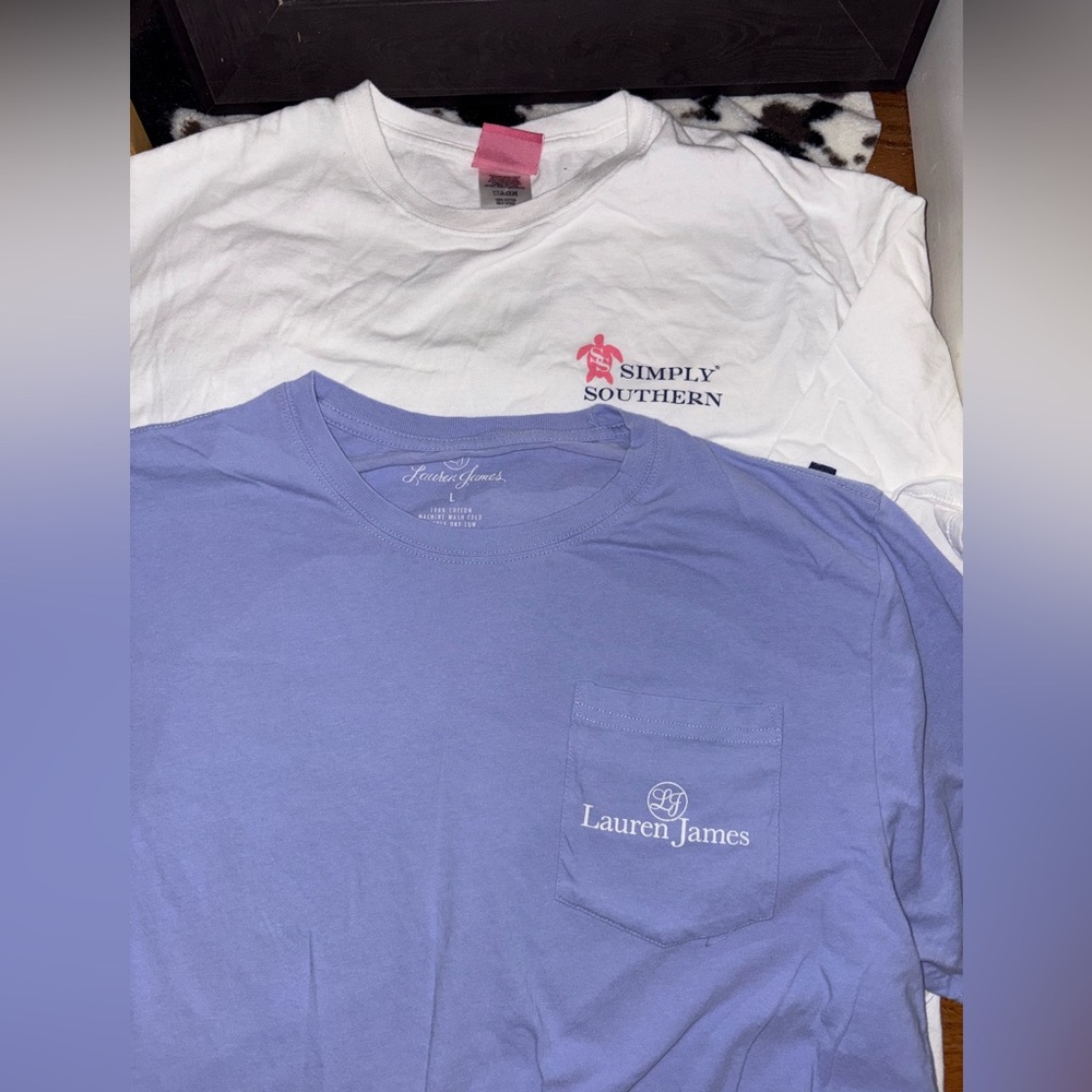 LAUREN JAMES AND SIMPLY SOUTHERN TSHIRTS
